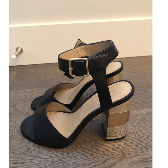 Aldo Chunky 3 Tone Heels - Picture 1 of 4